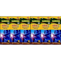 Gayatri Pharmacy Dardona Oil Pack Of 6 For Joint, Back & Knee Pain Relief - 60 Ml