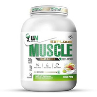 Wn World Nutrition Explode Muscle Mass Gainer | High-Calorie Muscle Growth Formula With Protein, Bcaa, L-Glutamine, Vitamins & Minerals For Lean Mass Building And Recovery | Kesar Pista 3Kg