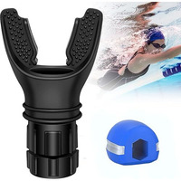 Refize Lung Trainer & Jaw Exerciser | Breathing & Fitness Equipment For Gym & Running | Easy-To-Clean | Enhance Respiratory Strength & Sports Fitness | For Men & Women. (Black)