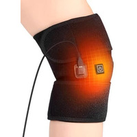 Probiz Heating Knee Brace Wrap, Knee Elbow Warmer Heated Knee Wrap Heating Pad Heat For Knee Injury, Rheumatism, Cramps Arthritis Recovery, Varicose Veins Joint Pain, Muscles Pain Relief