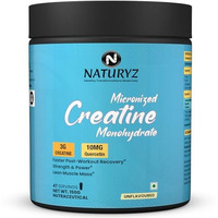 Naturyz Pure Micronized Creatine Monohydrate | Rapid Absorption | Quercetin | Muscle Strength & Power For Intense Workout | Supports Athletic Performance | Enhances Lean Muscle Volume - 150G(Unflavoured)