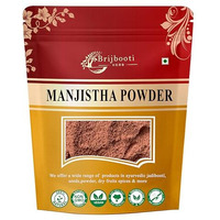 Brijbooti Manjistha Powder (100 Gm) | Manjistha Root Powder For Eating | Majith | Indian Madder | Fssai, Gmp, Iso Certified