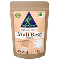 Aj Agri Exports Muli Beej - Mooli Beej - Muli Seeds - Mooli Ke Beej - Muli Ke Beej - Mooli Seeds - Radish Seeds - Raphanus Sativus -   (400 Grams)