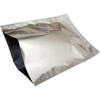 3V Products Aluminium Silver Foil Pouches "9X12" Inches Bags - 100 Pieces | Packet For Parcel Bags | Biryani Pouch | Multipurpose For Tea Coffee Food Packing (Pack Of 1)