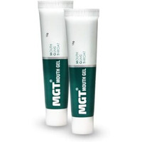 Mgt Herbal Gel For Mouth Ulcers 15G, Multipurpose Oral Gum Treatment Gel, Mouth Odour Remover, Gum Care And Gum Tone Gel With No Side Effects, Pack Of 2