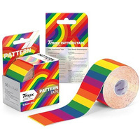 Tmax Cotton Kinesiology Tape  Elastic Sports Tape For Muscle Support, Pain Relief, And Joint Stability  5 Cm X 5 M Roll, (Rainbow)