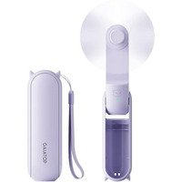 Gaiatop Mini Handheld Fan, Portable Personal Folding Cooling Hand Fan Rechargeable Battery Operated With 2 Speed Usb Desk Fan For Home Office Travel (Purple)