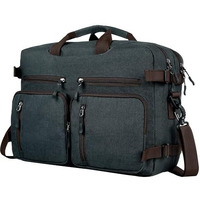 Fatmug Laptop Backpack For Men - Convertible Backpack For Office And Travel (Dark Grey,Oxford Fabric), Large
