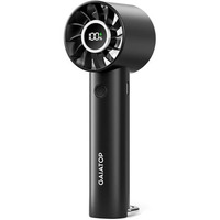 Gaiatop Mini Hand Fan, Powerful Handheld Fan, 3 Speed Strong Wind Personal Small Desk Fan With Led Torch, Rechargeable Usb Fan For Girl Women Travel Indoor Outdoor Use