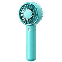 Gaiatop Mini Portable Fan, Powerful Hand Fan Cute Design 3 Speed Dual Motors Personal Small Desk Fan With Base, Lightweight Rechargeable Usb Handheld Fan For Stylish Girl Women Men Indoor Outdoor