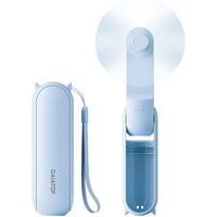 Gaiatop Mini Handheld Fan, Portable Personal Folding Cooling Hand Fan Rechargeable Battery Operated With 2 Speed Usb Desk Fan For Home Office Travel (Blue)