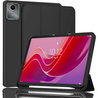 Proelite Cover For Lenovo Tab M11 Case Cover, Soft Flexible Flip Case Cover With Pen Holder For Lenovo Tab M11 11 Inch With Auto Sleep Wake [Recoil Series] - Black