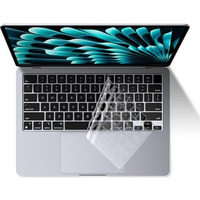 Eoocoo Keyboard Cover For 2025 2024-2021 M4 M3 M2 Macbook Air 13.6" 15" A3240 A3113 A2681 A3241 A3114 A2941,Pro 14" 16" M4 M3 M2 M1 A3112 A3185 A3401 A3403 A3186 A2442 Ultra Thin Protector Skin-Clear
