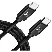 Wayona Usb C To Usb C 65W Fast Charging Cable Compatible With Iphone 16,15,15 Pro/Max, Macbook, Ipad,Samsung S25 Ultra, S24/S23 Ultra,Flip, Fold 5G,Oneplus, Google Pixel Laptops (1M, Black)