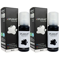 Splashjet 003 Compatible Refill Ink For Epson L3150, L3110, L3250, L3210, L3252, L3150, L3116, L3101,L3215, L3216, L3151, L3152, L3156, L5190 Printer Ink - (Black - 70G X 2) - 501738