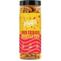 Kepps Chickpea Pops Snack, Gluten Free, Rich In Fiber And Protein, Never Fried, Low Calorie, Delicious Munchies, For All Age