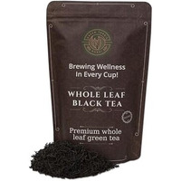 Green TaraS Aurai Black Tea | Certified Organic 100Gm (3.52 Oz)| Robust & Aromatic | High Antioxidants, Low Caffeine | Premium Loose Leaf Tea | Resealable Zipper Pack