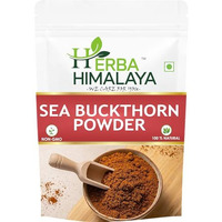 Herba Himalaya Sea Buckthorn Berries Powder - Rich In Omega, Vitamin E, Vitamin C - Pure & Natural (100 Gm)