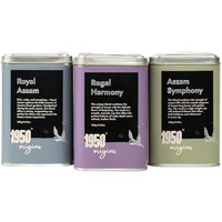1950 Origins Premium Assam & Darjeeling Black Tea Combo Pack Of 3 Tin Caddies (3 X 150G) | Symphony, Royal Assam & Regal Harmony | 100% Natural Long Leaf Loose Tea | Rich, Strong & Fresh Flavor