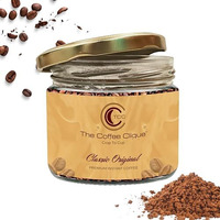 The Coffee Clique | Classic Original | Premium Instant Coffee Powder | Non-Flavoured | 100% Pure Arabica Coffee | No Chicory Added | 100 Gms | Serves 50 Cups