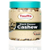 Tauffa Black Pepper Cashews - Premium Roasted Cashews With A Peppery Twist, 250G | Rich In Protein & Nutrients | Gourmet Snack For Office, Travel, Or Parties | Healthy And Delicious Nutty Treat