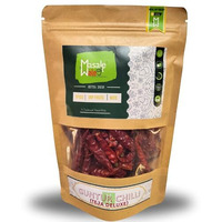 Themasalewale's Guntur Dry Red Chilli Whole | Teja Deluxe | Stem-Less | New Crop 2025 | Hot & Spicy | Sortex Cleaned | Best For Tadka | Organic | Best | Must Try | (950)