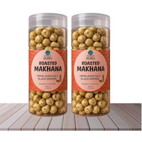 Suru Roasted Makhana With Himalayan Salt And Black Pepper, Olive Oil Roasted, 90G Each, Pack Of 2