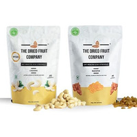 The Dried Fruit Company Combo Dry Fruits | Natural Cashew Kaju + Premium Seedless Kishmish|250Gm Each |Delicious, Crunchy Kaju Premium Nutritious Kishmish (Pack Of 2)