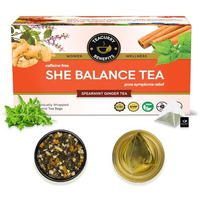Teacurry Pcos Tea (30 Tea Bags, 1 Month Pack) - Helps With Pcos, Cycle And Weight Wellness - She Balance Tea, 60 Gms