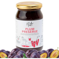 Hoyi Plum Jam Preserve | No Refined Sugar & Preservatives | Farm-Fresh | Loaded With 62% Fruit Chunks | Kids And Moms | No Added Flavors Or Colors (250 Gms)