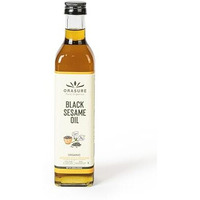 Orasure Organic Black Sesame Oil | Wooden Cold Pressed Oil For Cooking | Til Ka Tel | Pure And Unrefined | Zero Preservative | Gingelly Oil | Kolhu/Kacchi Ghani/Chekku | With Multipurpose Usage | 500Ml
