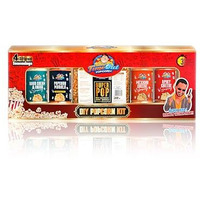 Timeout Diy Popcorn Kit | Healthy Snacking | Whole Kernels With 4 Signature Seasonings | Maize (400G), Popcorn Masala (75G), Mexican Cheese (50G), Spicy Cheese (50G), Sour Cream N Onion (50G) (Popcorn Kit, 4 Flavour Seasoning)