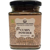 Indiana Organic - Roasted Cumin Powder | Bhuna Jeera Powder | Packed On Order From Fresh Batch | Zero Added Colours, Fillers, Additives & Preservatives - 150 Gram (Roasted Cumin Powder)