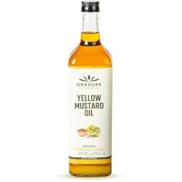 Orasure Organic Yellow Mustard Oil | Wooden Cold Pressed For Daily Cooking | Sarso Ka Tel | Pure & Unrefined | Zero Preservative | Kolhu/Kacchi Ghani/Chekku | Chemical-Free | 1L
