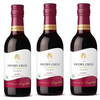 JacobS Creek Shiraz Unvined Non Alcoholic Wine, 187 Ml (Pack Of 3)