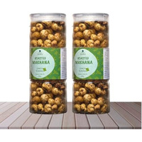 Suru Roasted Makhana Foxnuts, Zingy Pudina Flavour, Olive Oil Roasted, 90G Each (Pack Of 2)