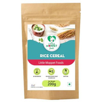 Little Moppet Foods  Rice Cereal 200G | No Additives And Preservatives | Free From Added Salt And Sugar |