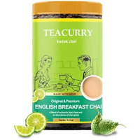 Teacurry English Breakfast Chai (100 Grams, 50 Cups) - English Breakfast Tea For Mood And Weight - 100% Natural Flavoured Tea With Bergamot | Refreshing & Tasteful English Breakfast