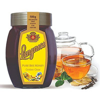 Langnese 100% Natural Golden Clear Pure Bee Honey With Rich And Smooth 500Gm Jar (Imported)