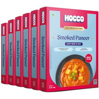Hocco Ready To Eat Smoked Paneer Sabji | Just Heat & Eat Food | No Added Perservatives & Colour | Meal Ready In 5 Minutes| Microwaveable_Serves 2 People -300 Gm (Pack Of 6)