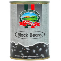 Caneen Black Beans | High Protein, Non-Gmo, Vegan-Friendly, Fiber Rich Food | Black Soybean -Perfect For Soups, Salads And Cooking (400G Pack Of 1)
