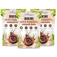 Himayya Bikini Powder Wax For Womens Chocolate Flavour | 10-Min Painless Hair Removal Wax Powder For Women,S For Legs, Arms & Bikini Area | Herbal Wax Powder For Women,S With No Harmful Chemicals, No Irritation, No Skin Rashes - 120 Gm  Pack 3