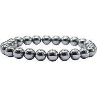Certified Terahertz Stone Bracelet For Women Men With Healing Crystal And Reiki Stone - Beautiful Gemstone Beaded Bracelet For Balance, Harmony & Positive Energy