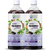 Fytika Glycobalance Juice  1L | Blend Of 13 Ayurvedic Herbs | Amla, Guduchi, Methi, Neem, Karela, Jamun | 100% Ayurvedic Herbal Juice For Men & Women (Pack Of 2)
