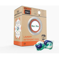 Maxxpro 5-In-1 Dissolvable Magic Laundry Pods For 20 Washes | Tough Stain Fighter For Top & Front Load Machines | Floral Aroma | Eco-Friendly & No Mess Cleaning | 1 Pod = 1 Wash For 5-7Kg Loads