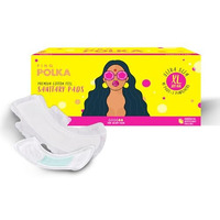 Pinq Polka Sanitary Pads For Women|40 Pads Xl 300Mm|Premium Ultra Thin Heavy Flow|Wider Back With 5 Way Sticking|Organic Cotton Soft Rash Free|Biodegradable Diposable Bags|Toxin Free|No Wetness
