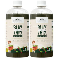Rasayanam Slim Trim Juice For Healthy Weight Management - 750Ml Pack Of 2 | Improves Gut Health | Garcinia Cambogia, Aloe Vera, Harad, Amla, Moringa, Trikuta & 8 More Ayurvedic Herbs