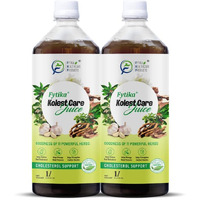 Fytika Kolest Care Juice  1L | 11 Ayurvedic Ingredients May Helps In Cholesterol Support | Arjunachhal, Shankhpushpi, Sarapgandha & Jatamansi | Authentic Ayurvedic Juice For Daily Use (Pack Of 2)