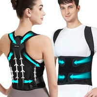 Coif Premium Back Brace Posture Corrector For Women And Men | Back Straight And Shoulder Support Belt | Full Adjustable Shoulder Straightener For Improving Back Posture, Relief For Upper And Lower Back, Lumbar, Neck, Shoulder Pain (Free Size)