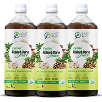 Fytika Kolest Care Juice  1L | 11 Ayurvedic Ingredients May Helps In Cholesterol Support | Arjunachhal, Shankhpushpi, Sarapgandha & Jatamansi | Authentic Ayurvedic Juice For Daily Use (Pack Of 3)